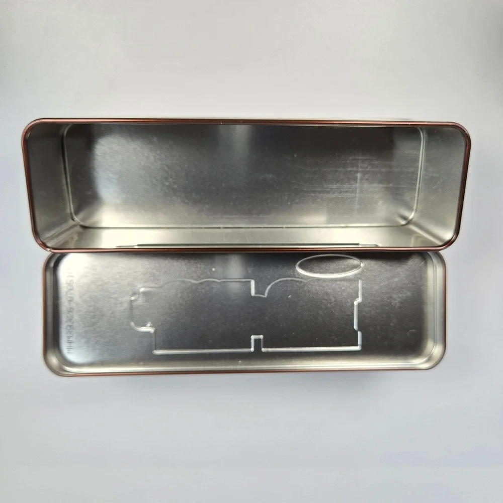 Vintage M&Ms Milk Chocolate Candy Tin Metal Rectangular Collectible Box Fun Size